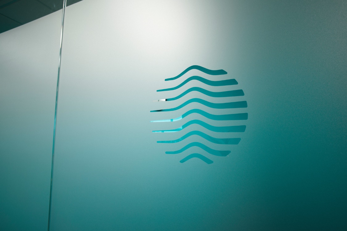 Active Brand on Glass