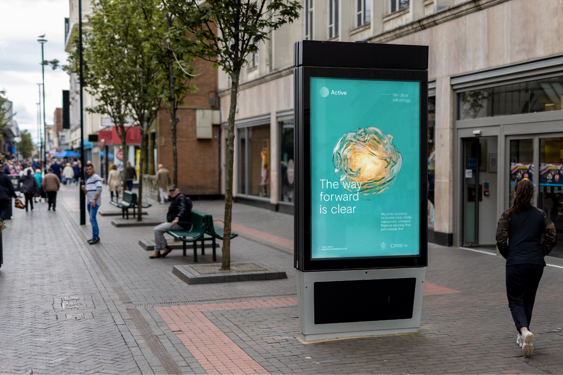 Advert Poster in Street