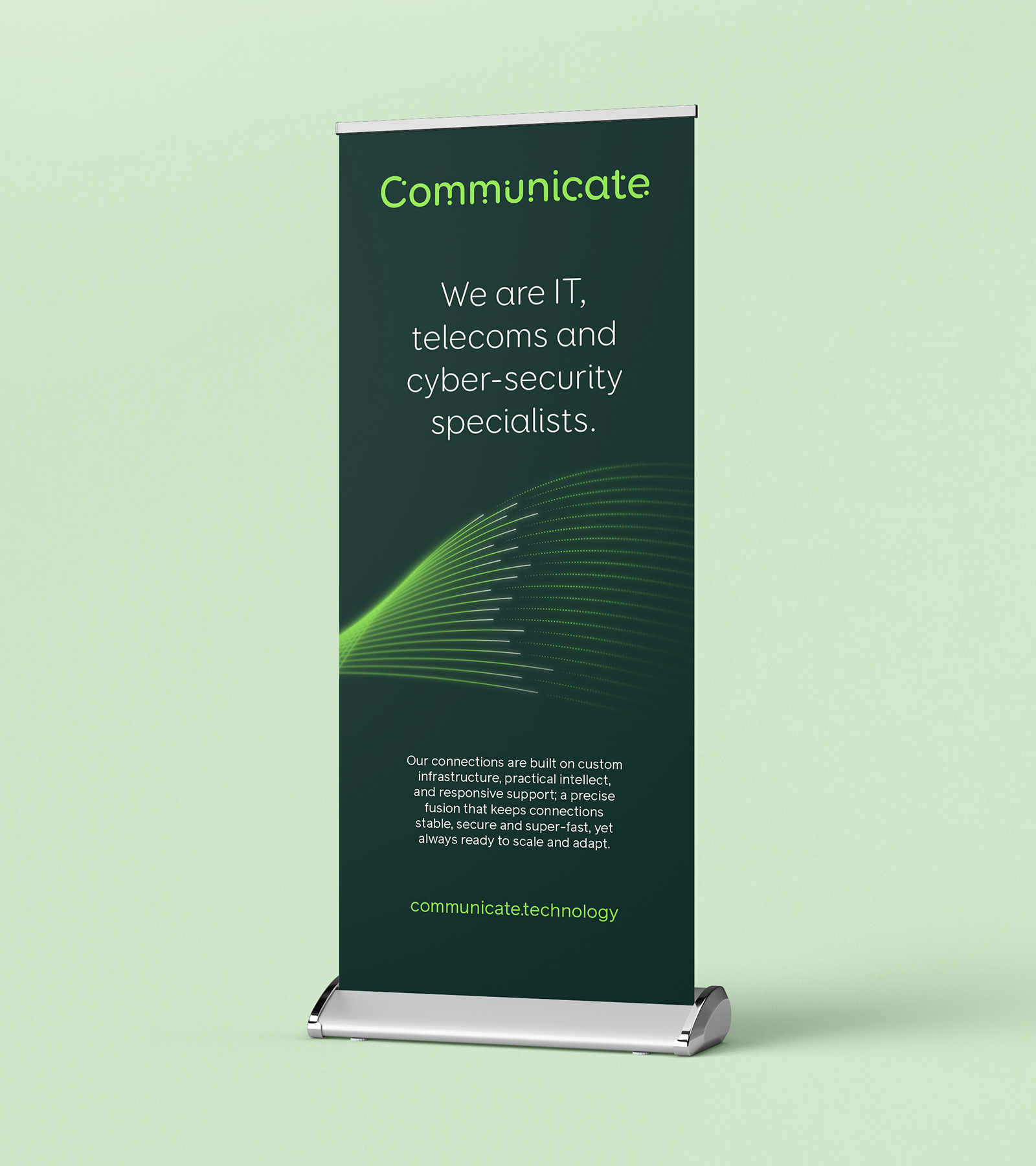 Communicate banner.