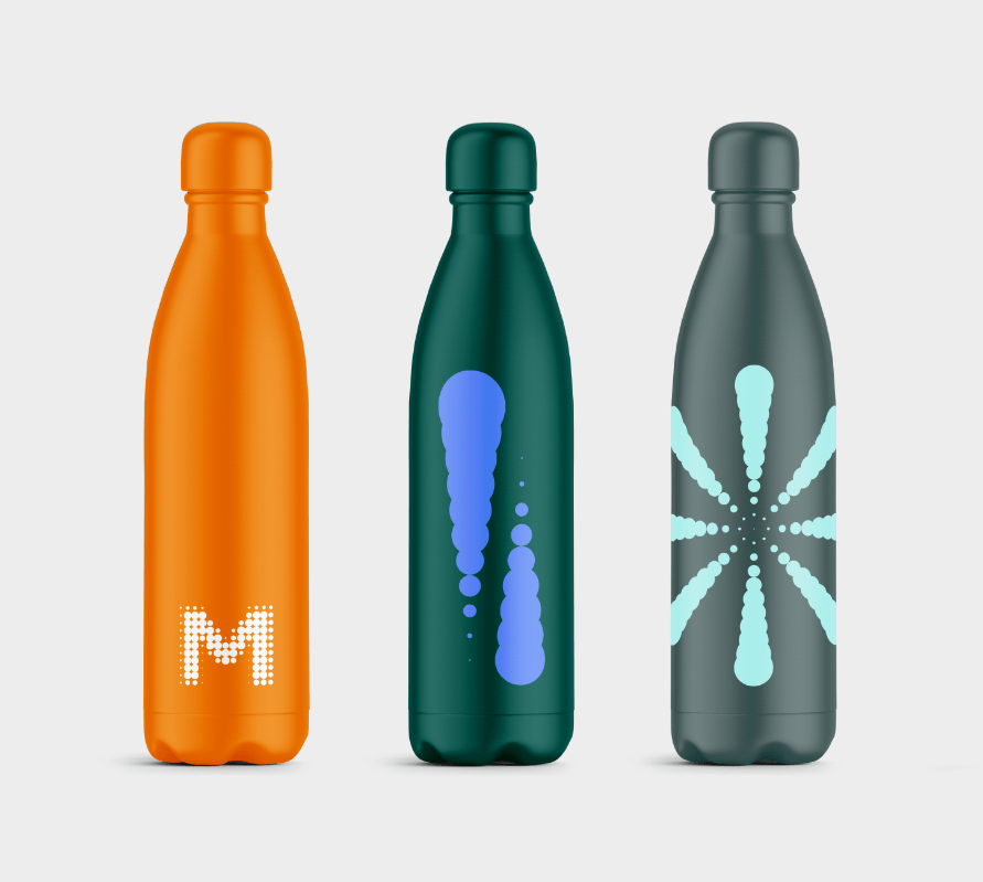 Middlesbrough Council water bottles.