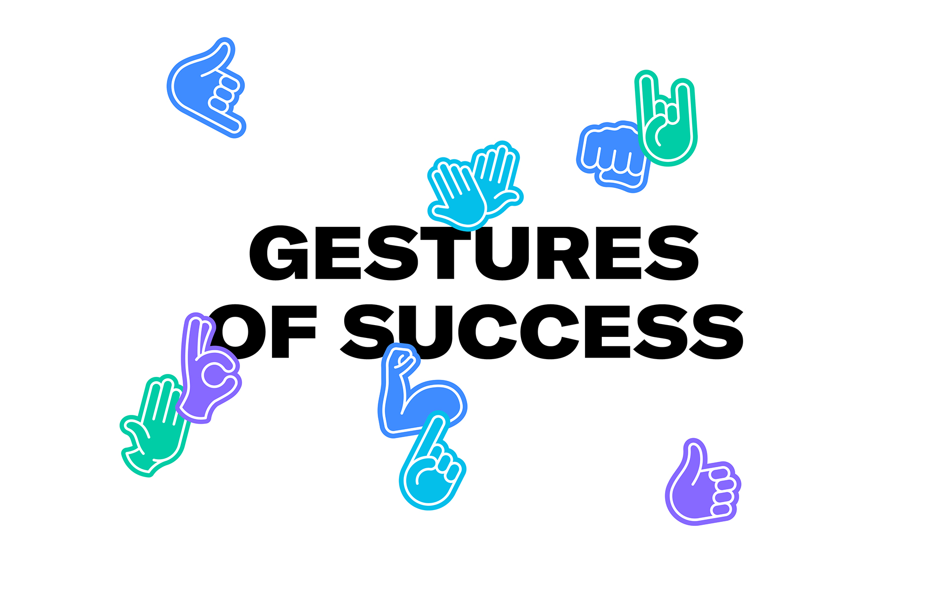 Mabo gestures of success.