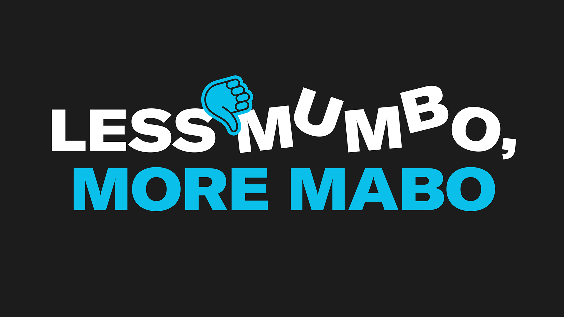 Mabo type - less mumbo, more Mabo.