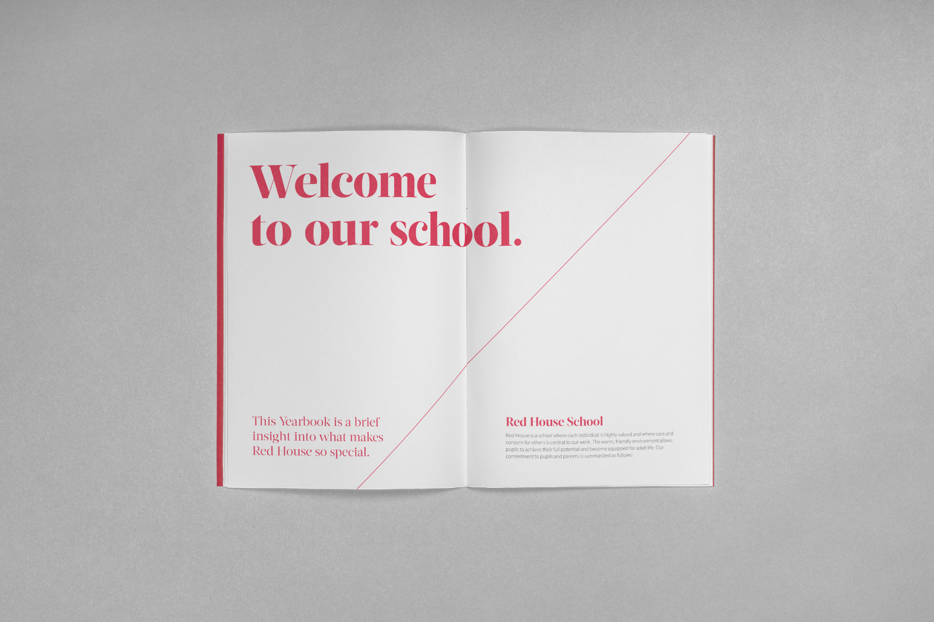 Red House School Brochure Spread