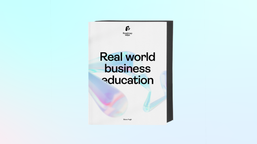 Roadmap MBA handbook cover.