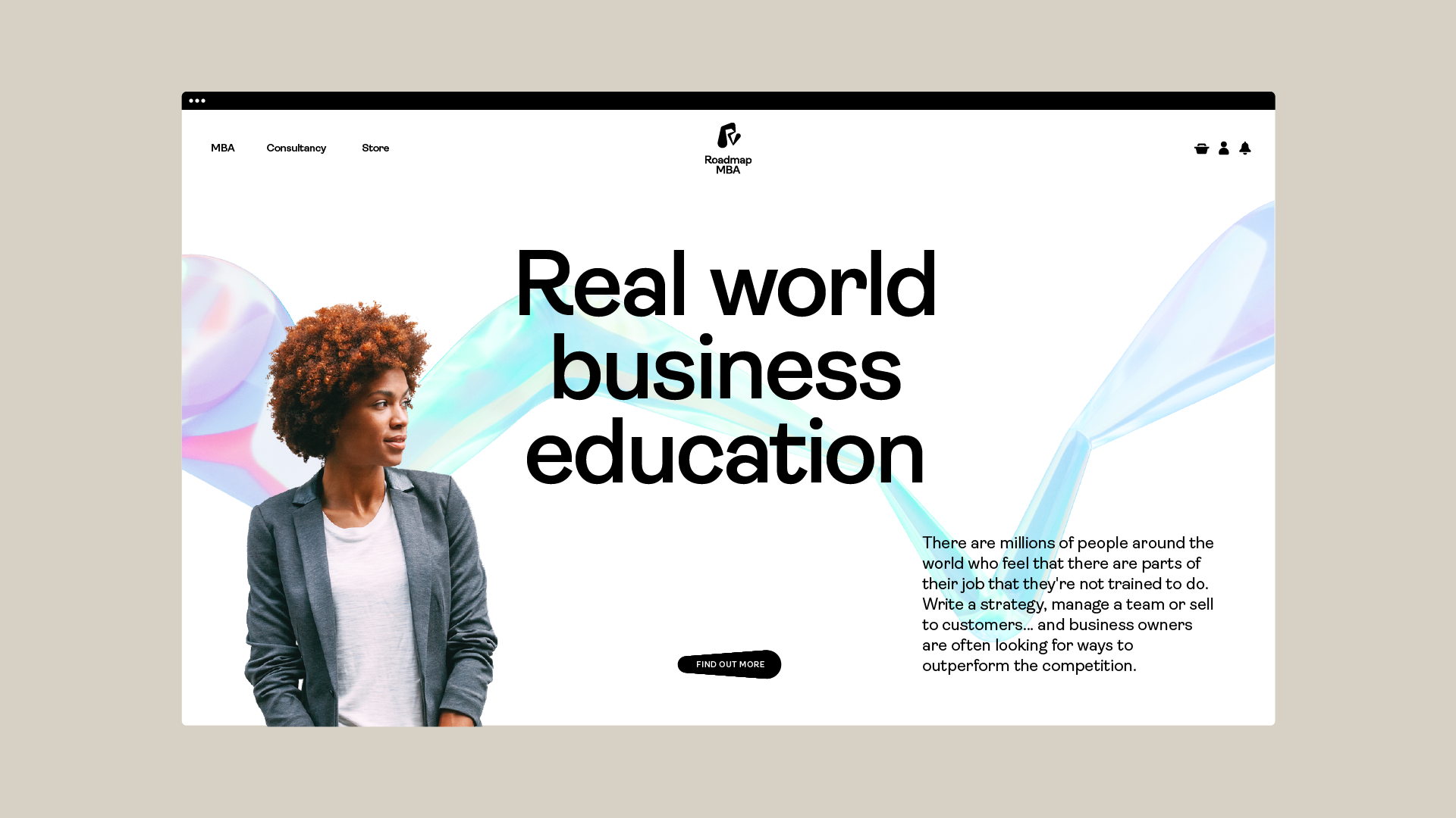Roadmap MBA website.