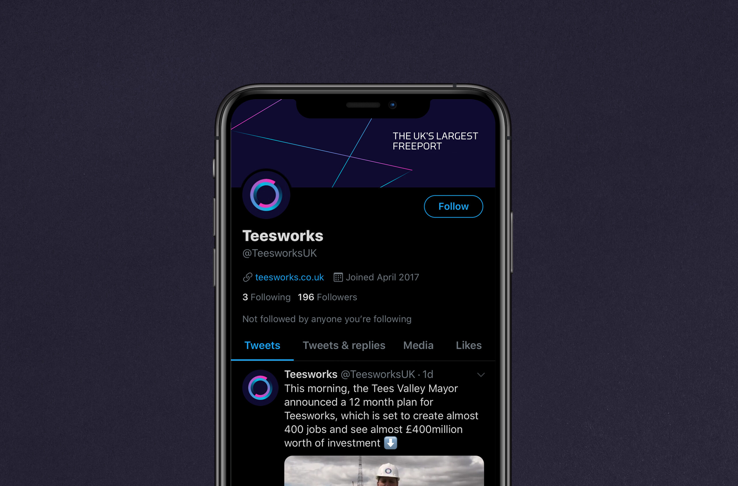 Teesworks Twitter.