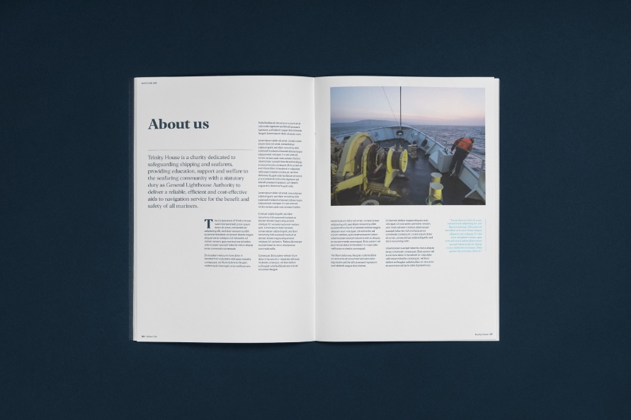 Trinity House Brand - Brochure Spread