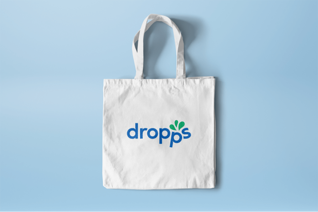 Dropps tote bag front.