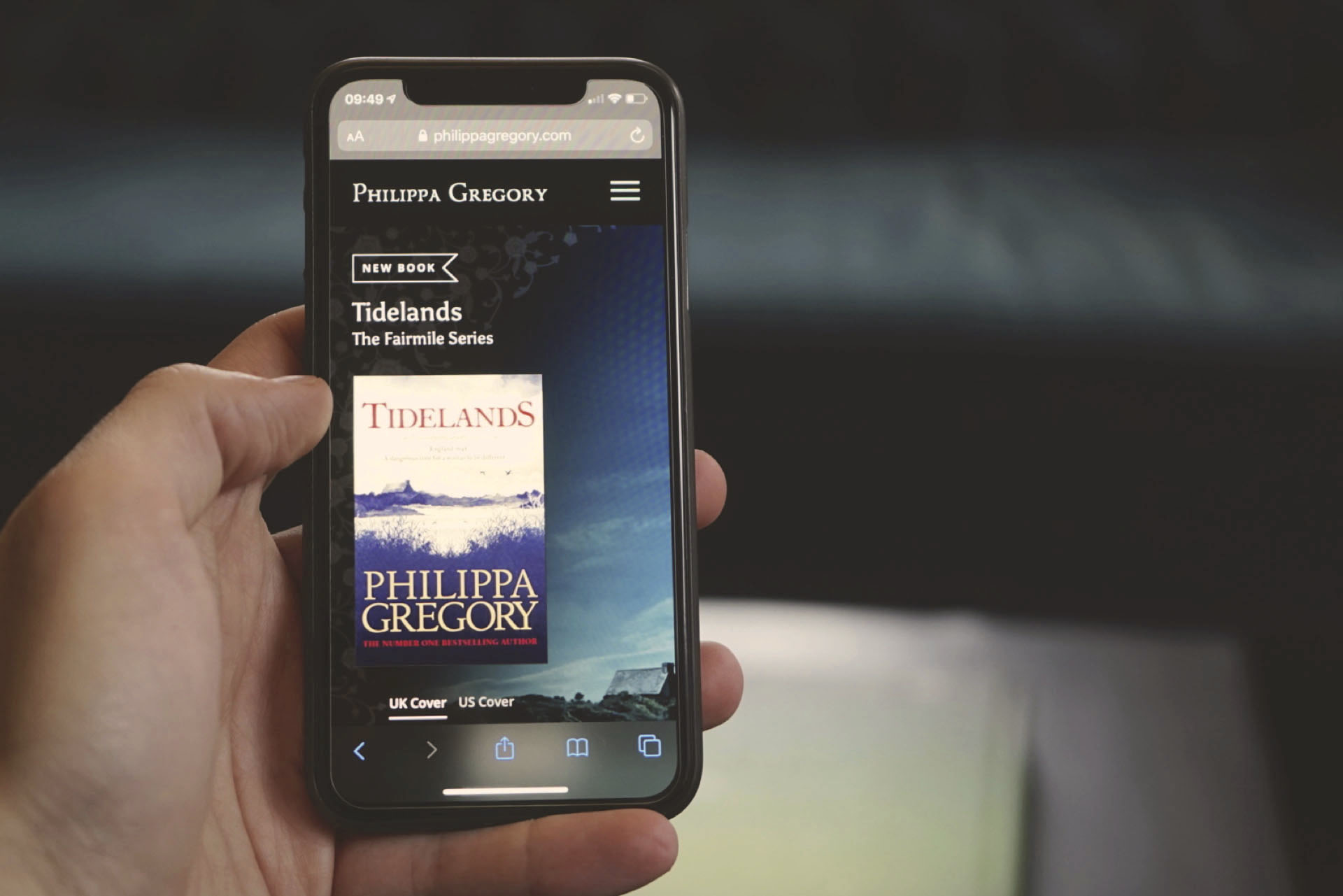 Philippa on mobile