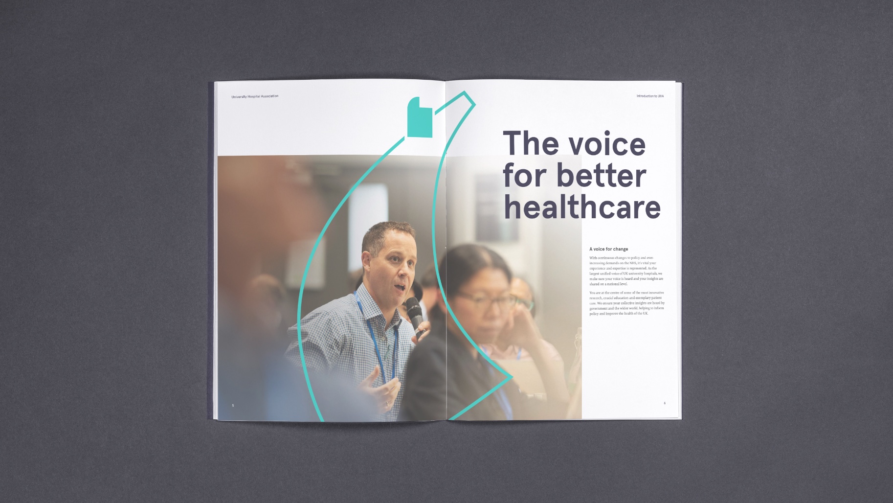 The Voice for Better Healthcare - UHA Brochure Spread