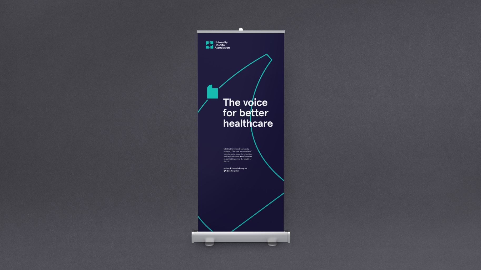 UHA Branded Pop Up Banner