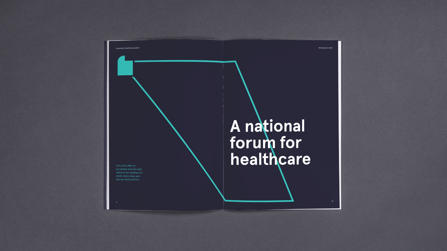 A national forum for healthcare - UHA Brochure Spread