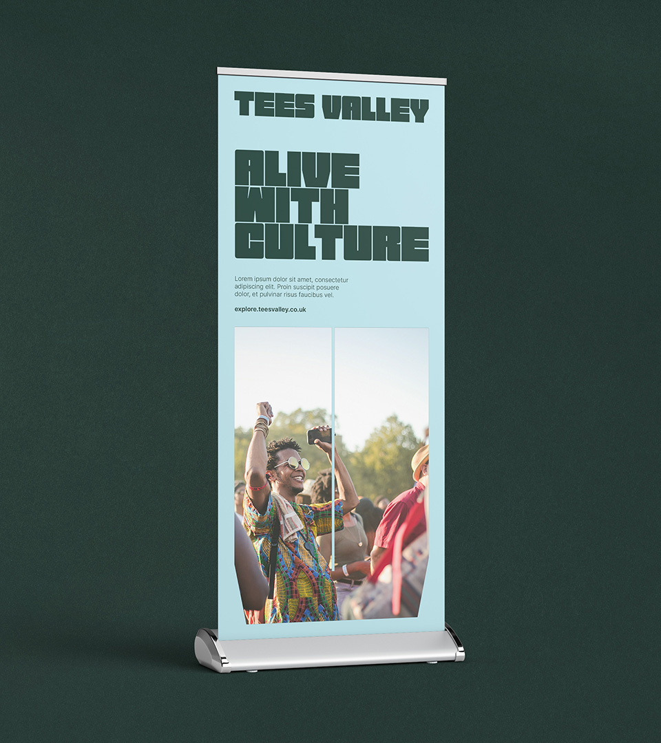 Tees Valley banner.