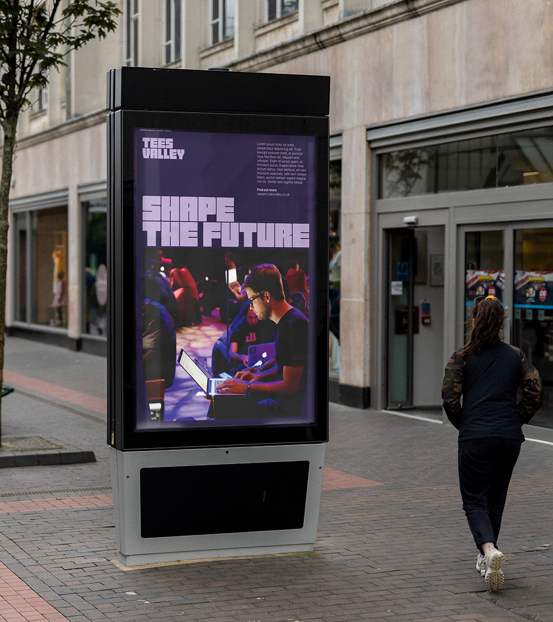 Tees Valley high street advert.